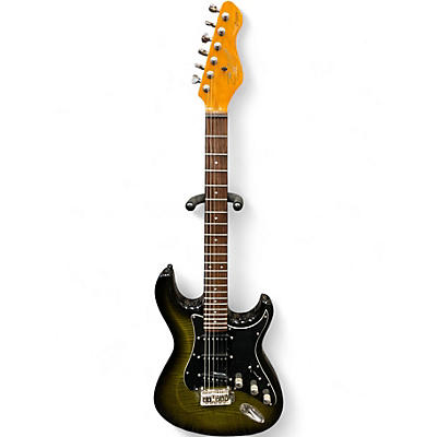 Used Dean Zelinsky TAGLIARE PRIVATE LABEL TRANS GREEN Solid Body Electric Guitar