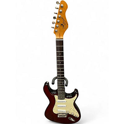 Used Dean Zelinsky Tagliare Wine Quilt Solid Body Electric Guitar