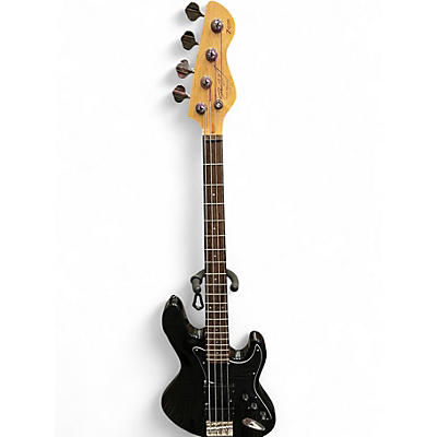 Used Dean Zelinsky The Mule Black Electric Bass Guitar
