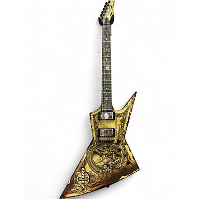 Used Dean Zero Dave Mustaine In Deth We Trust Custom Graphic Solid Body Electric Guitar