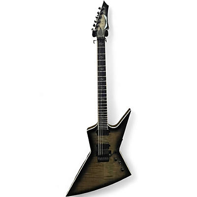 Used Dean Zero Select Floyd Fluence Charcoal BURST Solid Body Electric Guitar