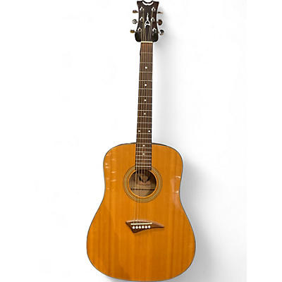 Used Dean ak48 NATURAL Acoustic Guitar