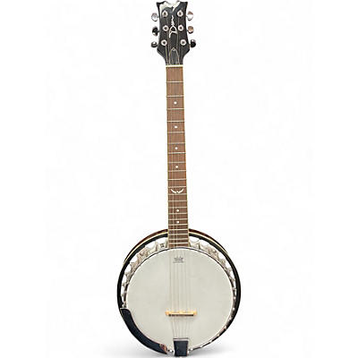Used Dean backwoods 6 Natural Banjo