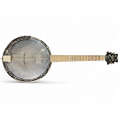 Used Dean backwoods 6 STRING Black Banjo