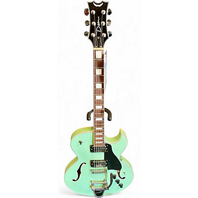Used Dean colt w/bigsby and piezo Seafoam Green Hollow Body Electric Guitar