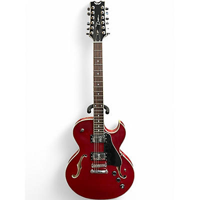 Used Dean cult  Scary Cherry Hollow Body Electric Guitar
