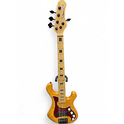 Used Dean hillsboro 5 custom usa Natural Electric Bass Guitar