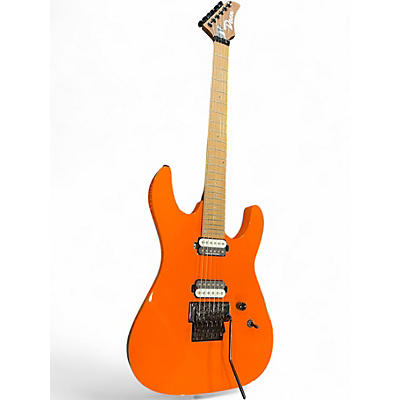 Used Dean md24 Orange Solid Body Electric Guitar