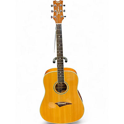 Used Dean tradition one Natural Acoustic Electric Guitar