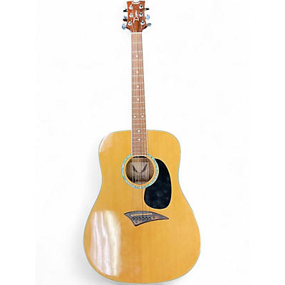 Used Dean tradition one Natural Acoustic Guitar