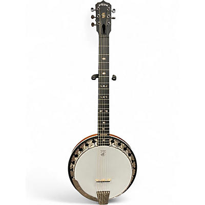 Used Deering B6-E Boston Series 6 String Mahogany Banjo