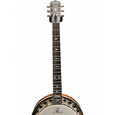 Used Deering B6-E Boston Series 6 String Natural Banjo