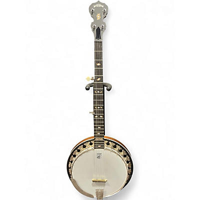 Used Deering Boston 5-String Natural Banjo