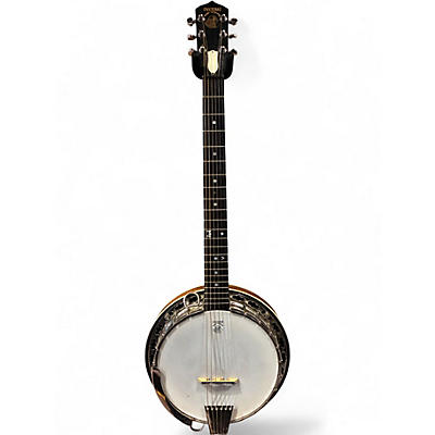 Used Deering DELUXE SIX Natural Banjo