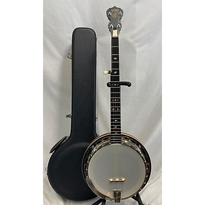 Deering Used Deering Sierra 5 String Natural Banjo