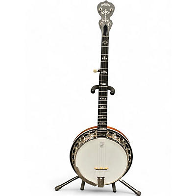 Used Deering Sierra 5 String Natural Banjo