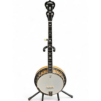 Used Deering White Lotus Natural Banjo