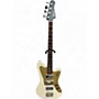 Used Deimel Firestar Trans White Electric Bass Guitar Trans White