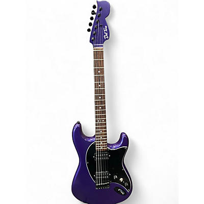 Used Del Toro Guitars VERONICA STRAT STYLE SATIN PURPLE METALLIC NITRO LAQUER Solid Body Electric Guitar