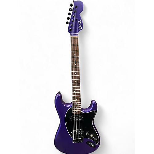 Used Del Toro Guitars VERONICA STRAT STYLE SATIN PURPLE METALLIC NITRO LAQUER Solid Body Electric Guitar SATIN PURPLE METALLIC NITRO LAQUER