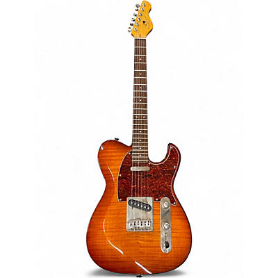 Used Dellatera DEAN ZELINSKY Tobacco Burst Solid Body Electric Guitar