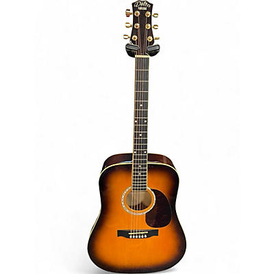 Used Delta D42/SB 2 Tone Sunburst Acoustic Guitar