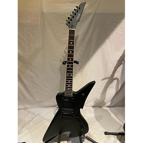 Used Devlin Interceptor Black Solid Body Electric Guitar Black