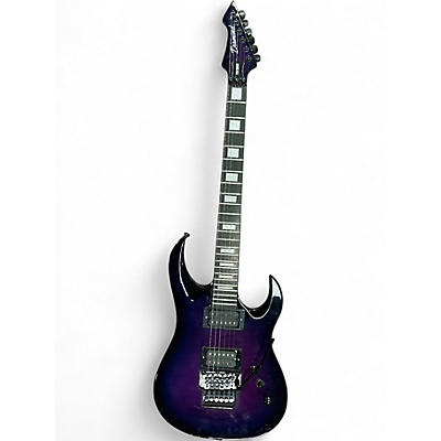 Used Diamond Guitars Halcyon FM FR ultraviolet Solid Body Electric Guitar