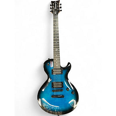 Used Diamond Guitars LTF Bolero Limited Flame Trans Blue Solid Body Electric Guitar