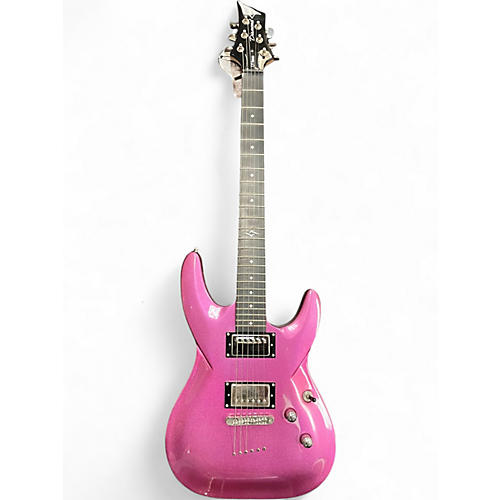 Used Diamond LT Series Pink Solid Body Electric Guitar Pink