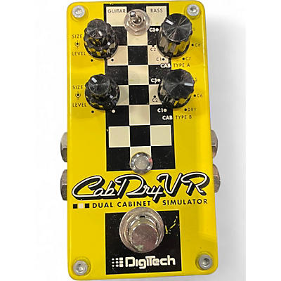 Used DigiTech CAB DRY VR Bass Effect Pedal