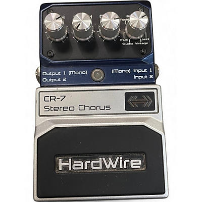 Used DigiTech HardWire Series CR7 Stereo Chorus Effect Pedal