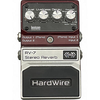 Used DigiTech Hardwire Series RV7 Reverb Effect Pedal