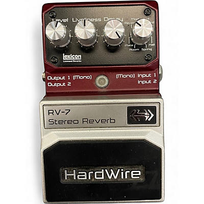Used DigiTech Hardwire Series RV7 Reverb Effect Pedal