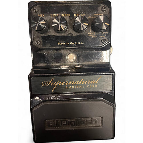 Used DigiTech Hardwire Supernatural Ambient Stereo Reverb Effect Pedal