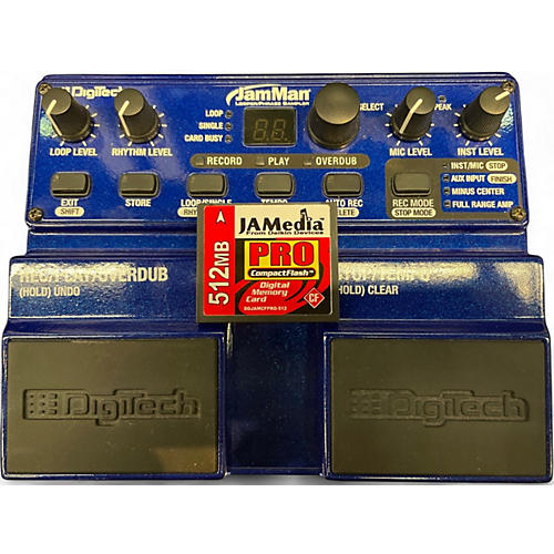 Used DigiTech JML Jam Man Looper Phrase Sampler Pedal