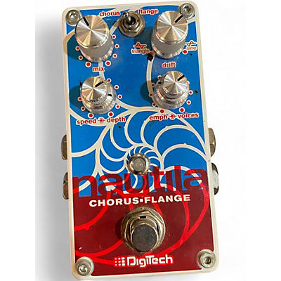 Used DigiTech Nautila Chorus Flange Effect Pedal