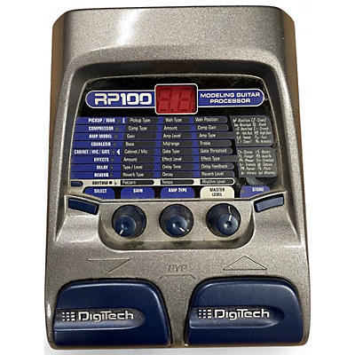 DigiTech Used DigiTech RP100 Multi Effects Pedal Effect Processor