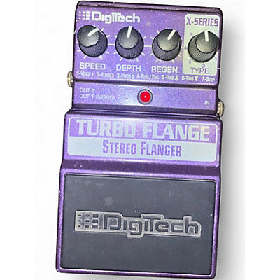 Used DigiTech STEREO FLANGER X SERIES Effect Pedal