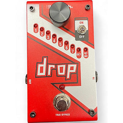 Used DigiTech The Drop Polyphonic Drop Tune Pitch-Shifter Effect Pedal