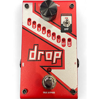 Used DigiTech The Drop Polyphonic Drop Tune Pitch-Shifter Effect Pedal