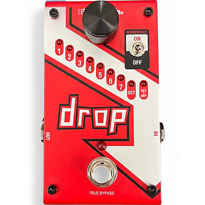 Used DigiTech The Drop Polyphonic Drop Tune Pitch-Shifter Effect Pedal