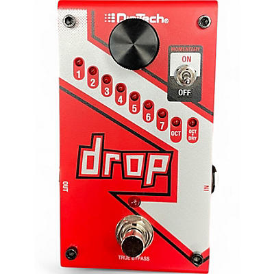 Used DigiTech The Drop Polyphonic Drop Tune Pitch-Shifter Effect Pedal