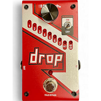 Used DigiTech The Drop Polyphonic Drop Tune Pitch-Shifter Effect Pedal