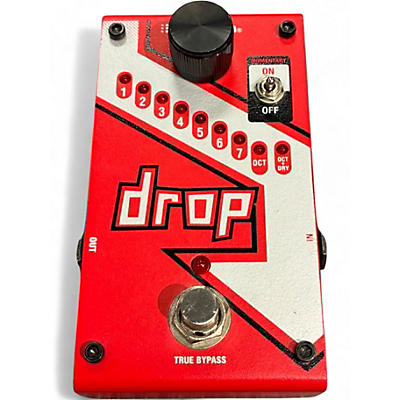 Used DigiTech The Drop Polyphonic Drop Tune Pitch-Shifter Effect Pedal