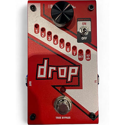 Used DigiTech The Drop Polyphonic Drop Tune Pitch-Shifter Effect Pedal