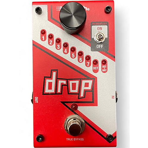Used DigiTech The Drop Polyphonic Drop Tune Pitch-Shifter Effect Pedal