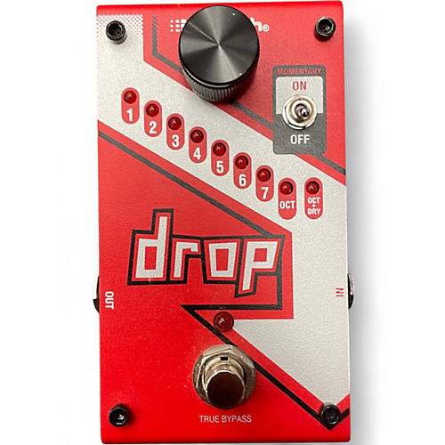 Used DigiTech The Drop Polyphonic Drop Tune Pitch-Shifter Effect Pedal