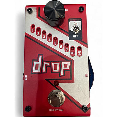 Used DigiTech The Drop Polyphonic Drop Tune Pitch-Shifter Effect Pedal