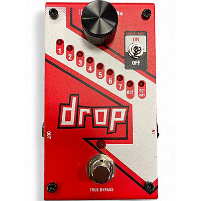 Used DigiTech The Drop Polyphonic Drop Tune Pitch-Shifter Effect Pedal